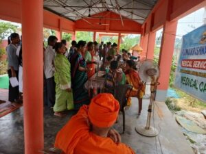 রামকৃষ্ণ বিবেকানন্দ সেবাশ্রমে স্বাস্থ্য শিবির