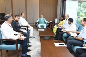 H1N1 ইনফ্লুয়েঞ্জা মোকাবিলায় প্রস্তুতি পর্যালোচনা কেন্দ্রীয় স্বাস্থ্যমন্ত্রী জে পি নাড্ডার; সতর্কতা ও কঠোর নজরদারির ওপর গুরুত্ব
